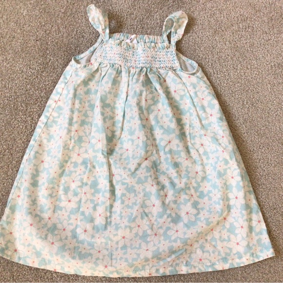 GAP Other - BABY GAP LIGHT BLUE FLOWERED SMOCKED DRESS— 2T
